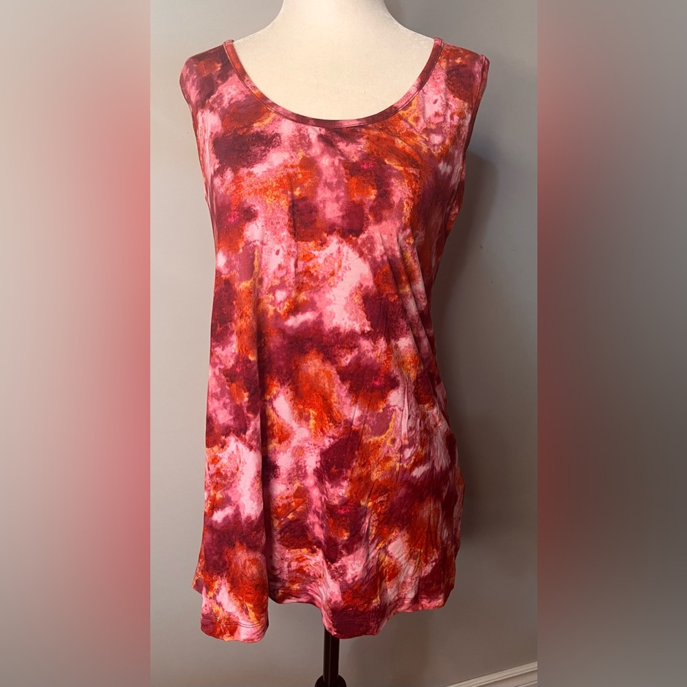 LOGO Lori Goldstien Tank Top with Flare!